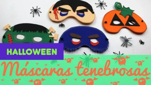 Máscaras de halloween foamy