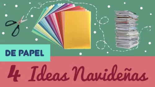 Manualidades de Navidad con papel