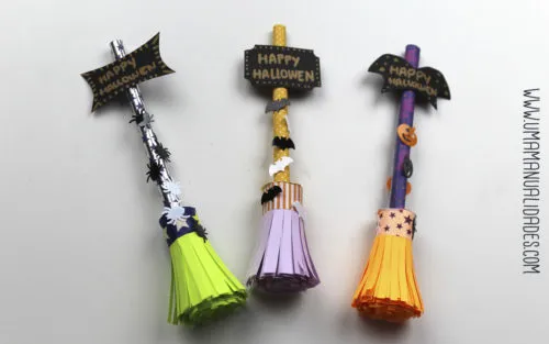 meseros de papel para halloween