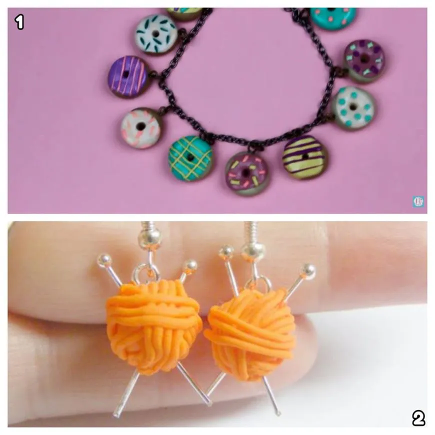 ▷ ✓Pendientes de FIMO 【TOP - Uma Manualidades