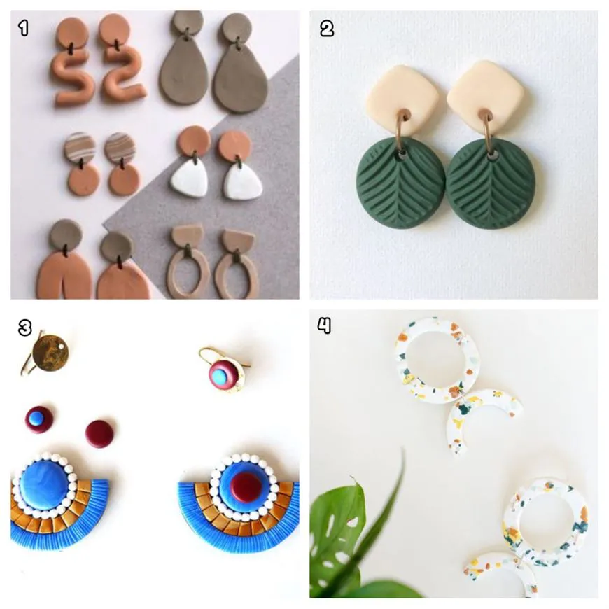 ▷ ✓Pendientes de FIMO 【TOP - Uma Manualidades