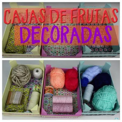 Manualidades con cajas de fresas