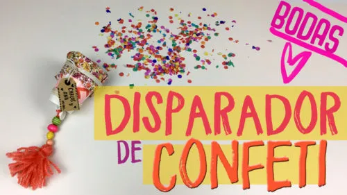 Cañón de Confeti para bodas